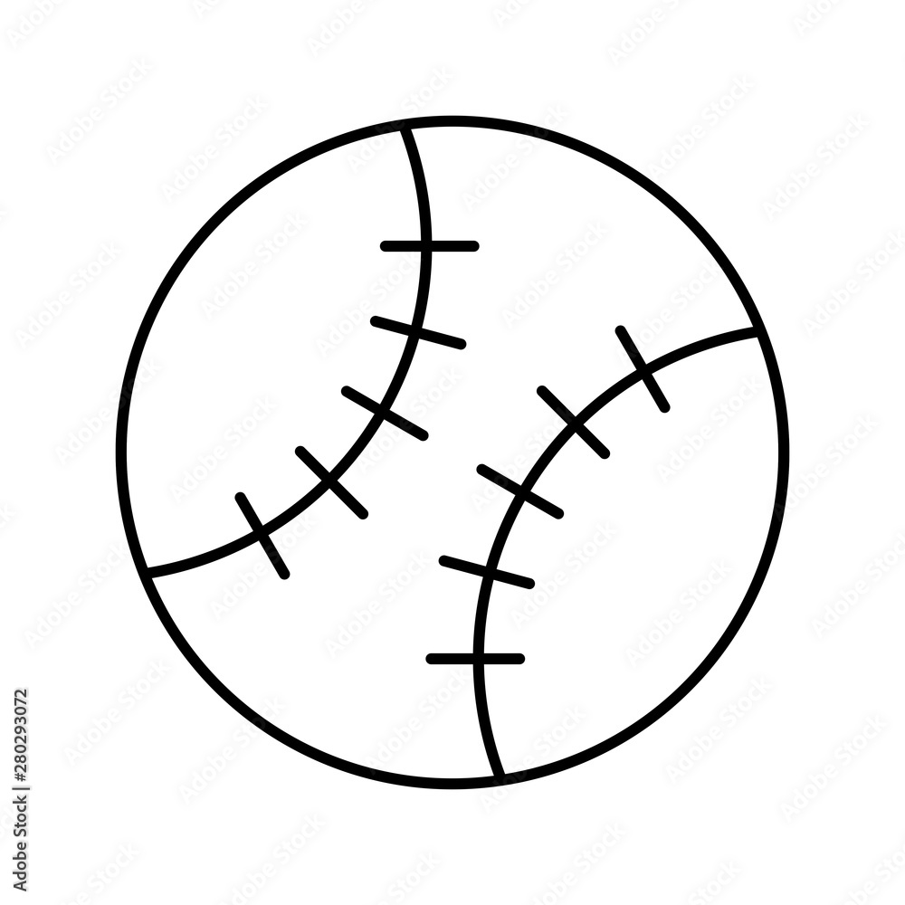Baseball icon for your project Baseball icon for your project