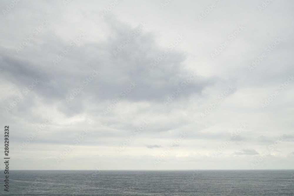 Seascape on a moody day Seascape on a moody day