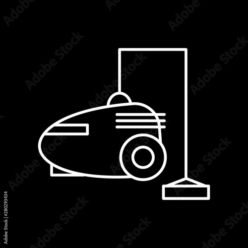 Vaccum cleaner icon for your project