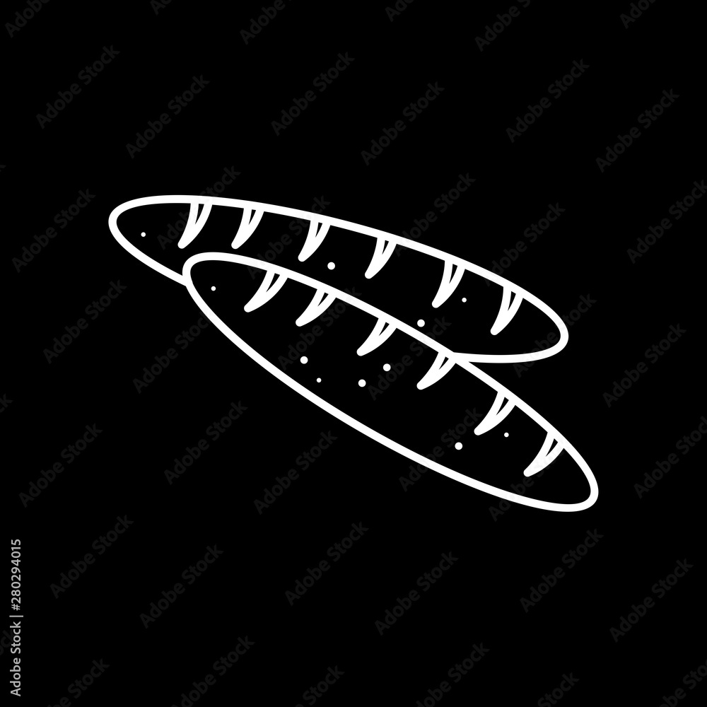 French Bread icon for your project French Bread icon for your project