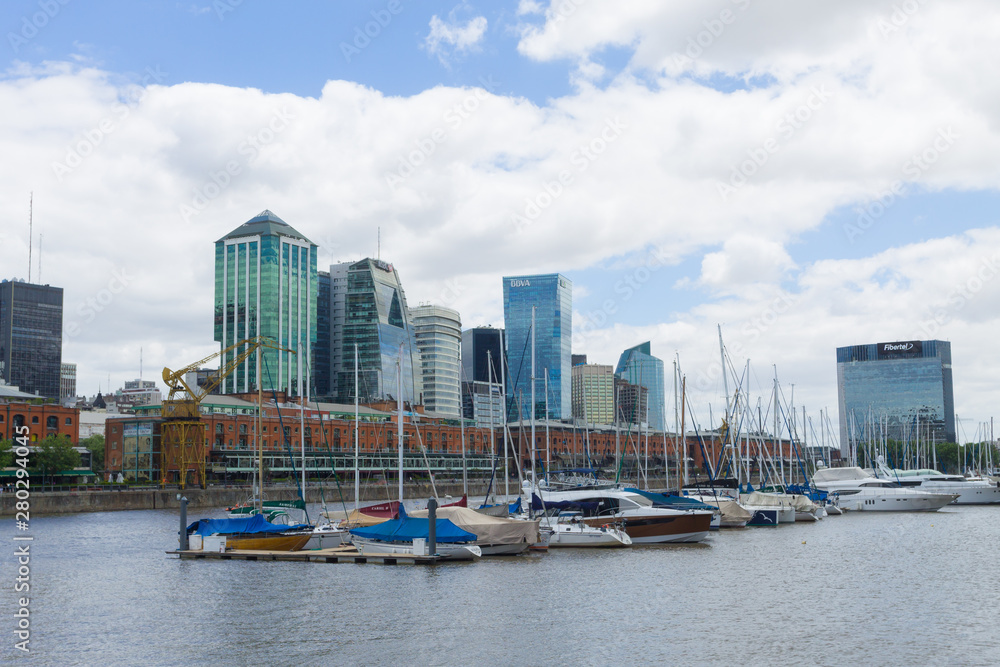 Modern buildings from Puerto Madero, Buenos Aires, Argentina