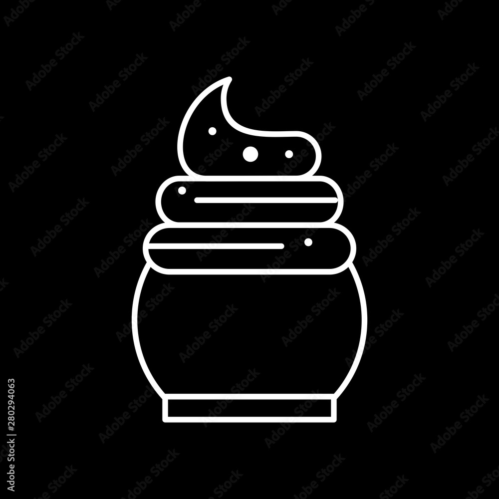 Whip Cream icon for your project Whip Cream icon for your project