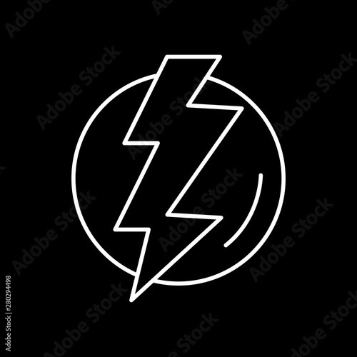 Lightening  icon for your project