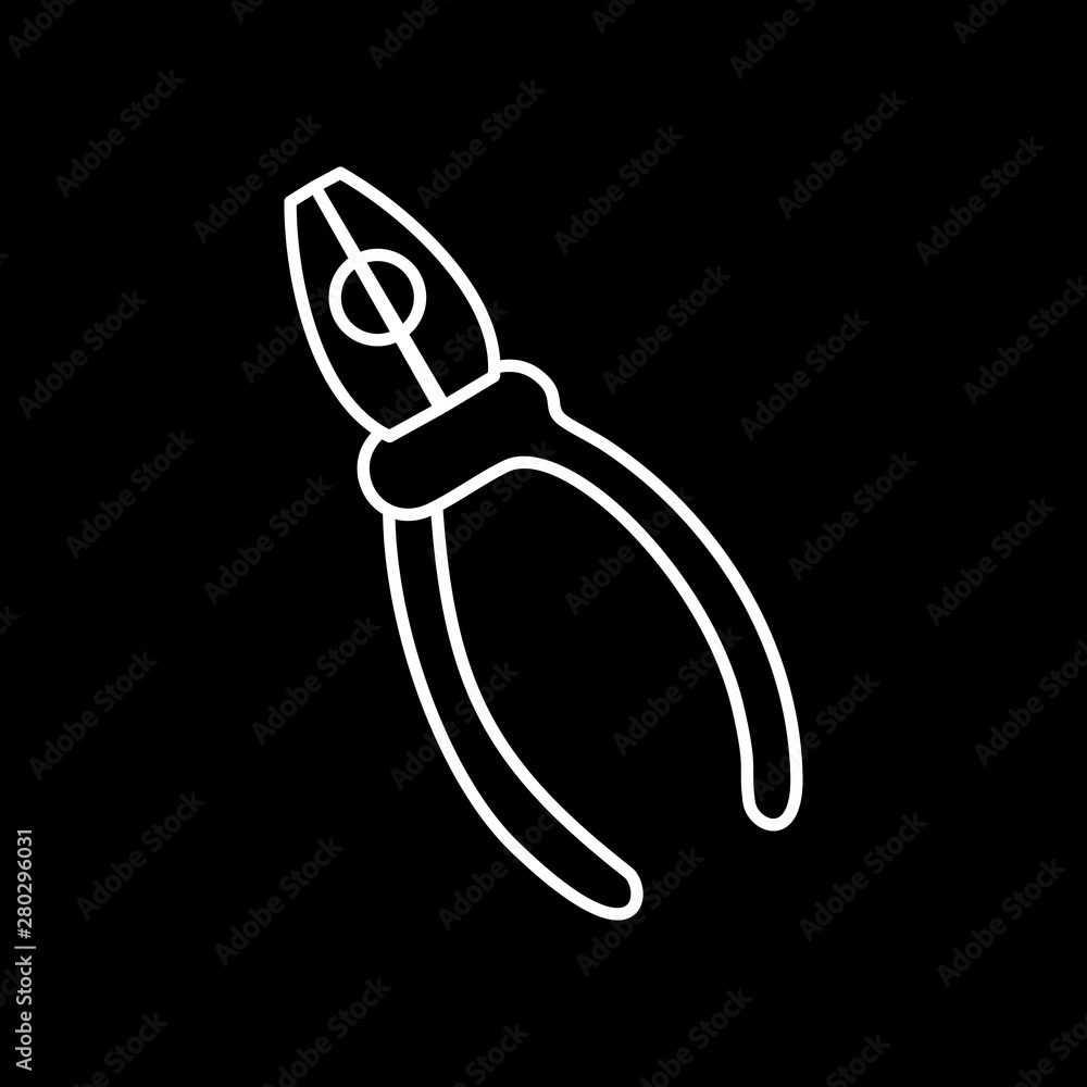 Plier icon for your project Plier icon for your project