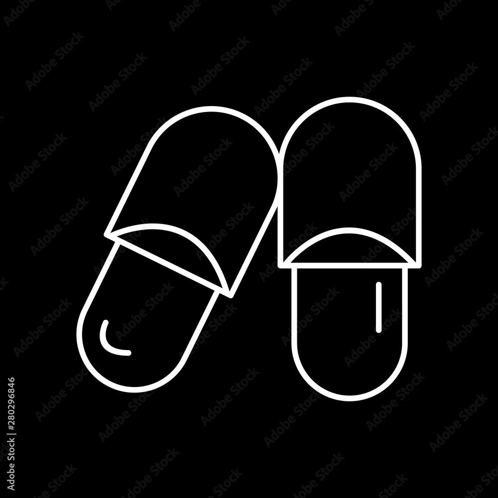 Sandal icon for your project Sandal icon for your project