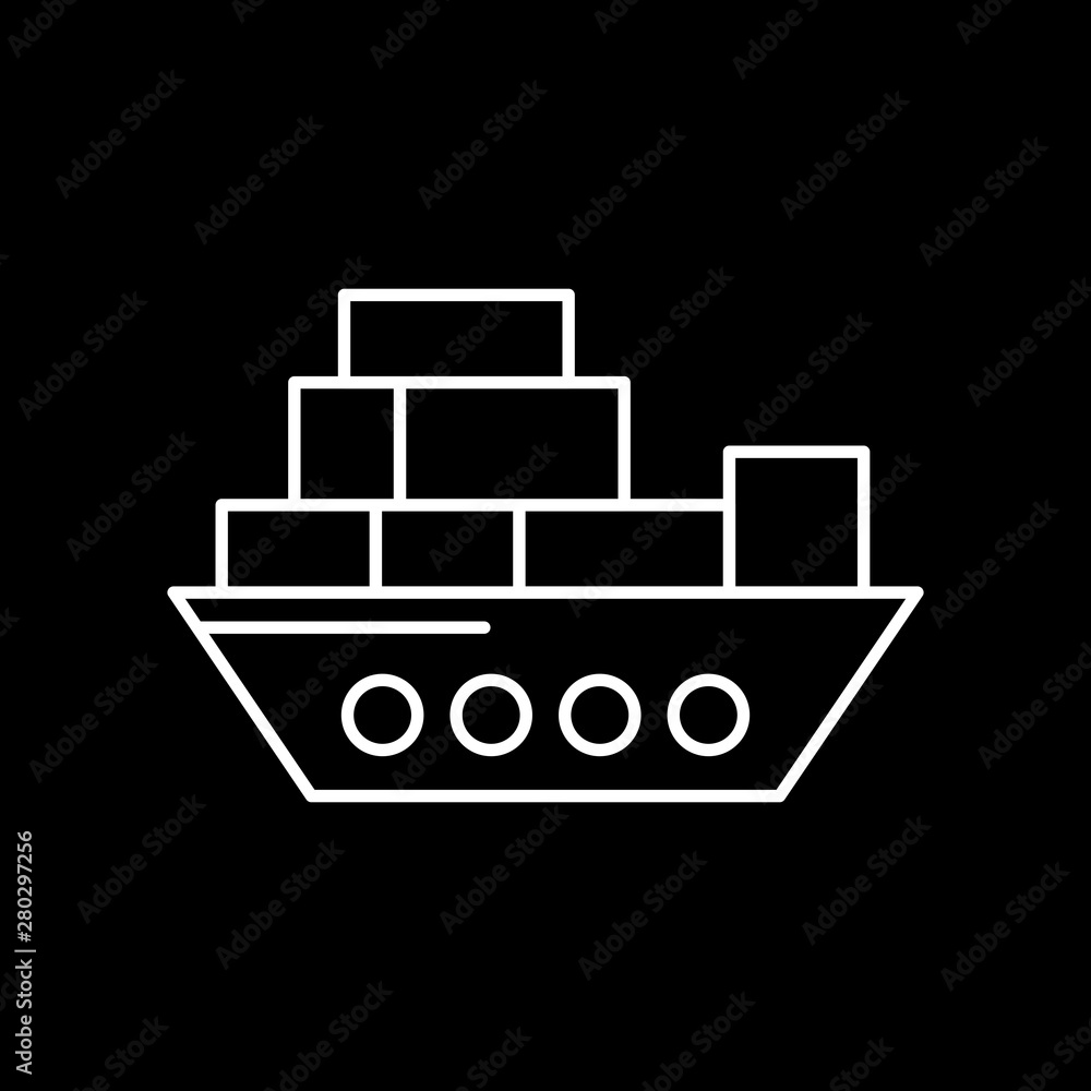 Transport Ship icon for your project Transport Ship icon for your project