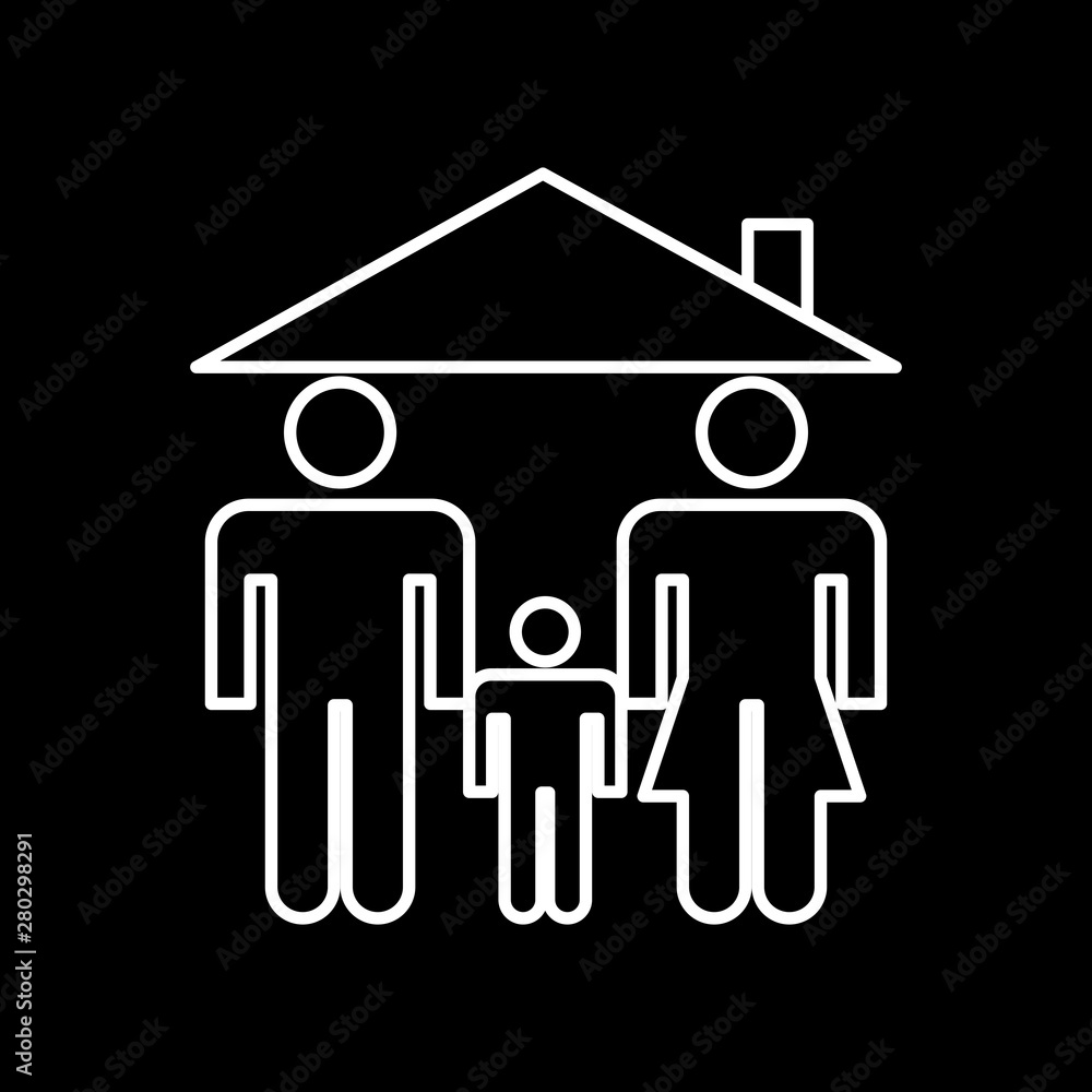 Family Home icon for your project Family Home icon for your project