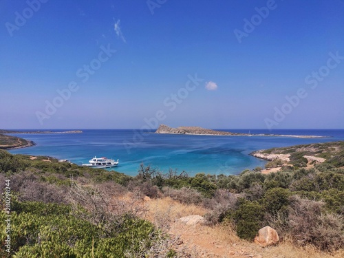 view of an island in mediterranean sea