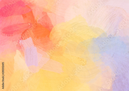 Colorful watercolor painting background for poster, brochure or flyer