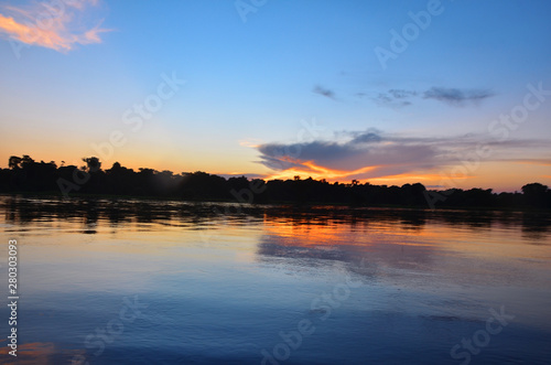 sunset over lake © BRUNA