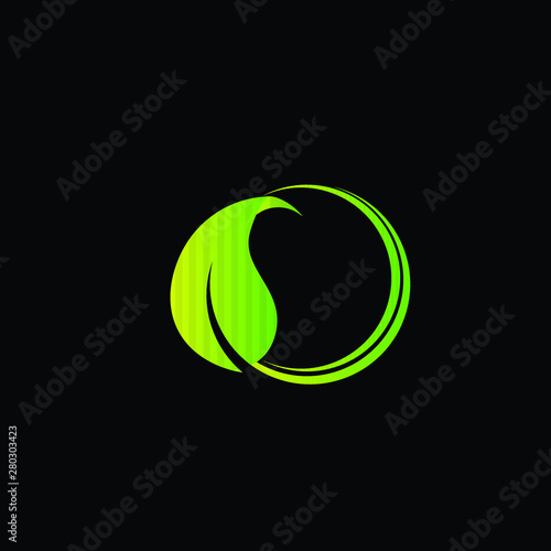 leaf logo icon for farm industry