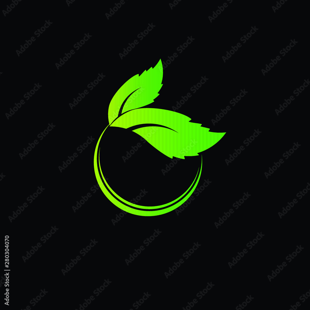 leaf logo icon or ornament leaf logo icon or ornament
