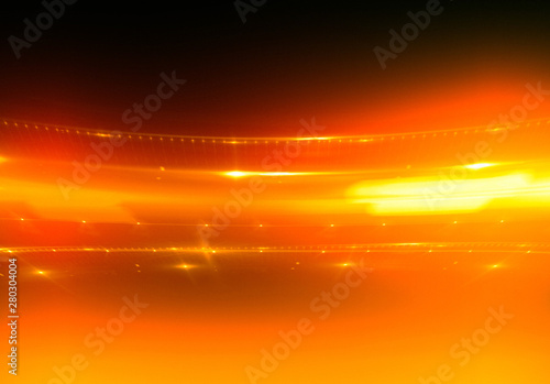 Beautiful light flares. Glowing streaks on dark background. .Luminous abstract sparkling lined background. light effect wallpaper. .Sci fi technology. Sequins backdrop. New gala. .