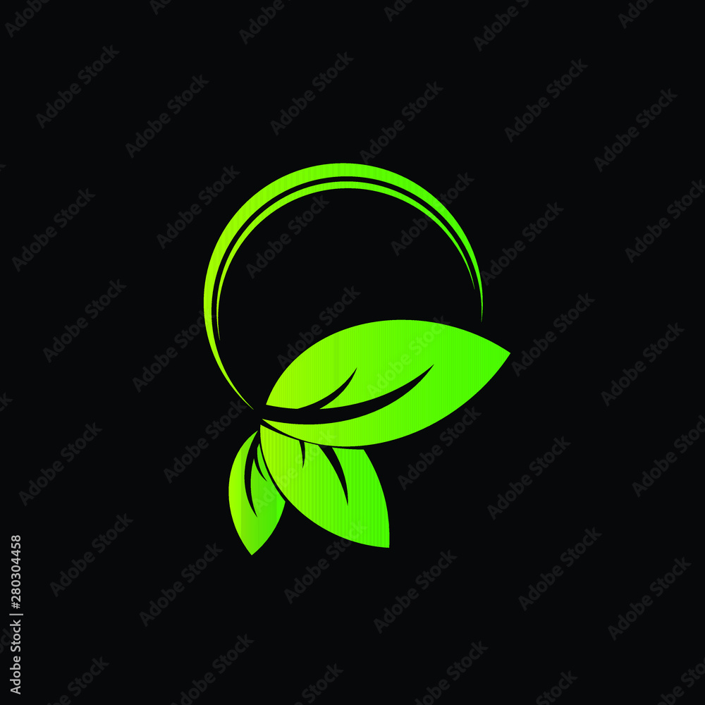 leaf logo icon or ornament