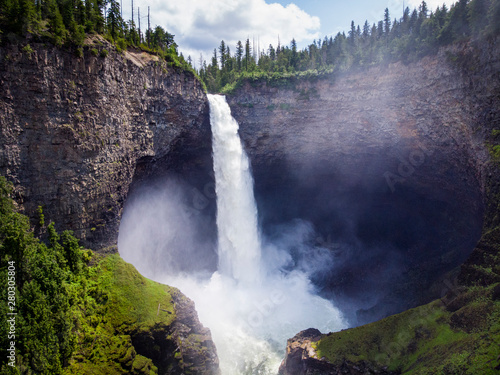 Helmcken falls Canada during day  photo