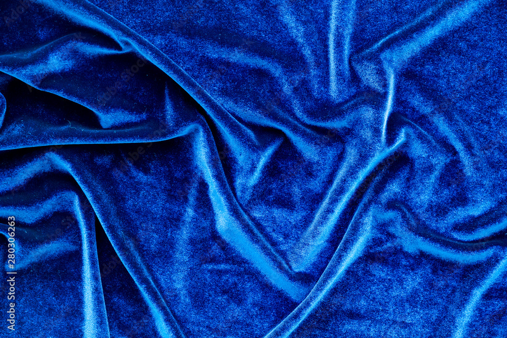 Blue fabric texture background top view mock up Blue fabric texture background top view mock up