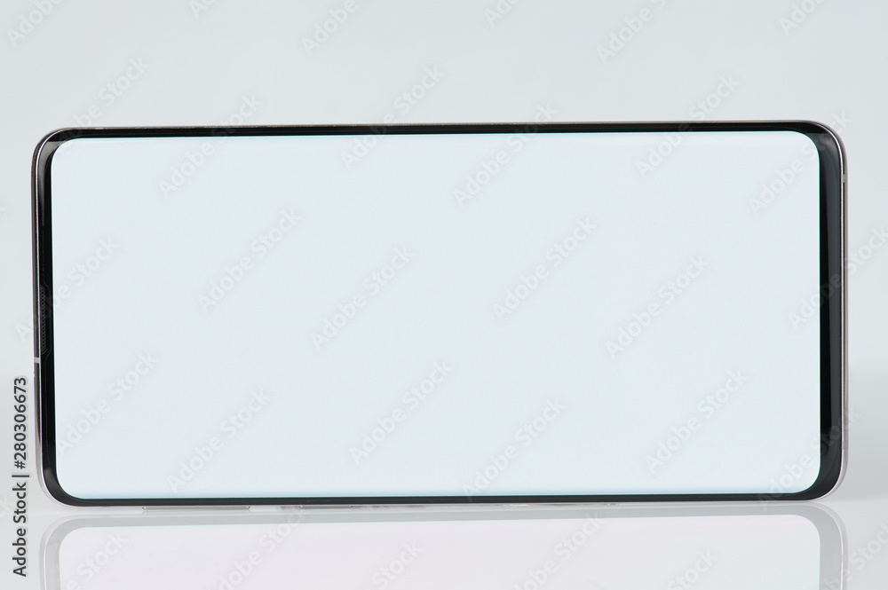 Clean blank horizontal smartphone Clean blank horizontal smartphone