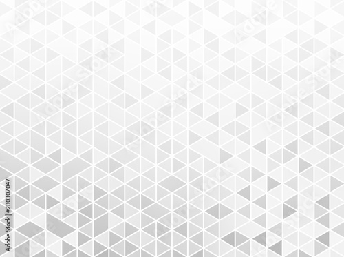 White geometric pattern. Brilliance background. Light triangle shapes.