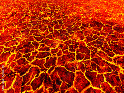 The surface of the lava. background