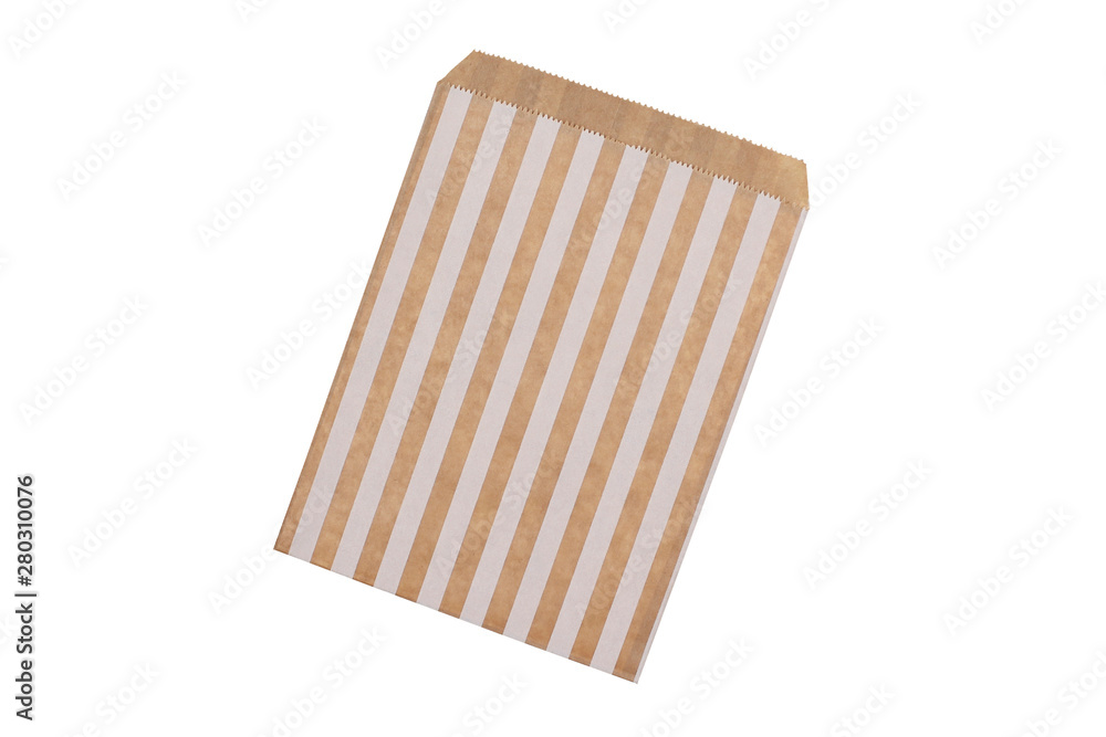 open paper envelopes kraft, stripe