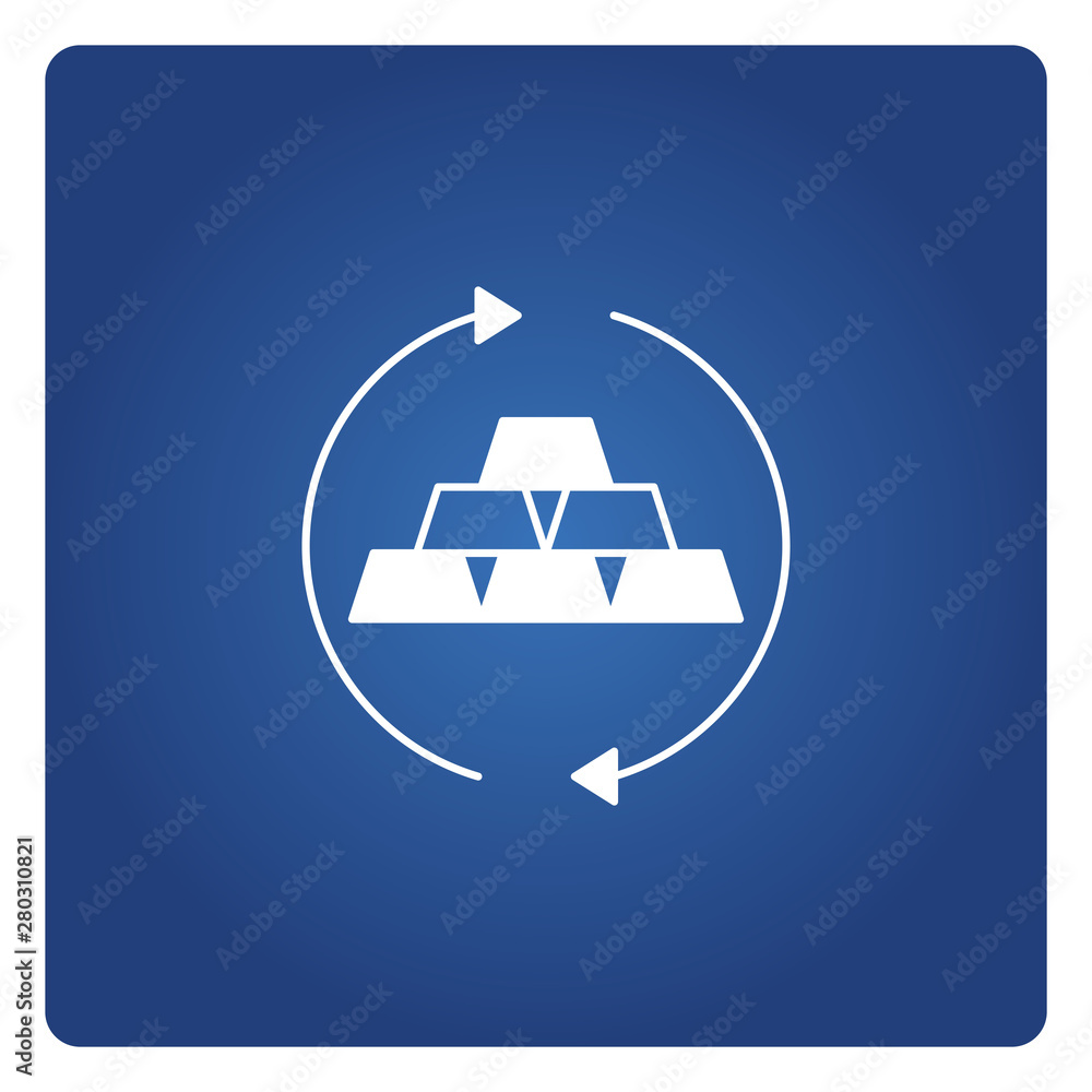 gold and arrows for gold reserve blue background gold and arrows for gold reserve blue background