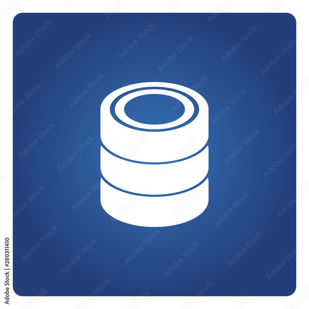 server network icon solid isometric design on blue background server network icon solid isometric design on blue background