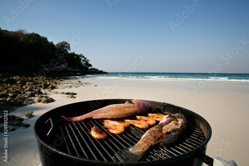 Asian Barbecue. Seafood - Pattaya