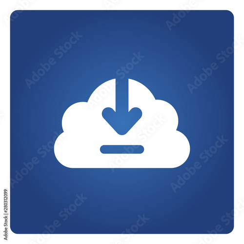 cloud download, update and install icons 