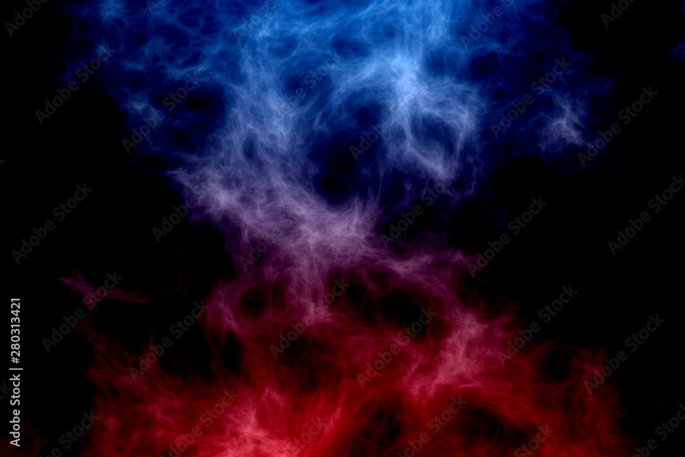 Red fire versus blue ice abstract background texture