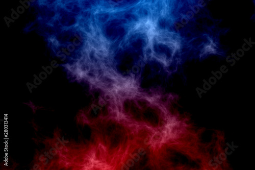 Red fire versus blue ice abstract background texture