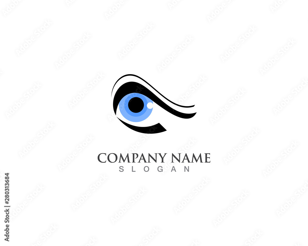 Eye Care vector and logo design Eye Care vector and logo design