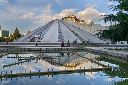 The Uniquely Strange Pyramid of Tirana, Albania © adonis_abril