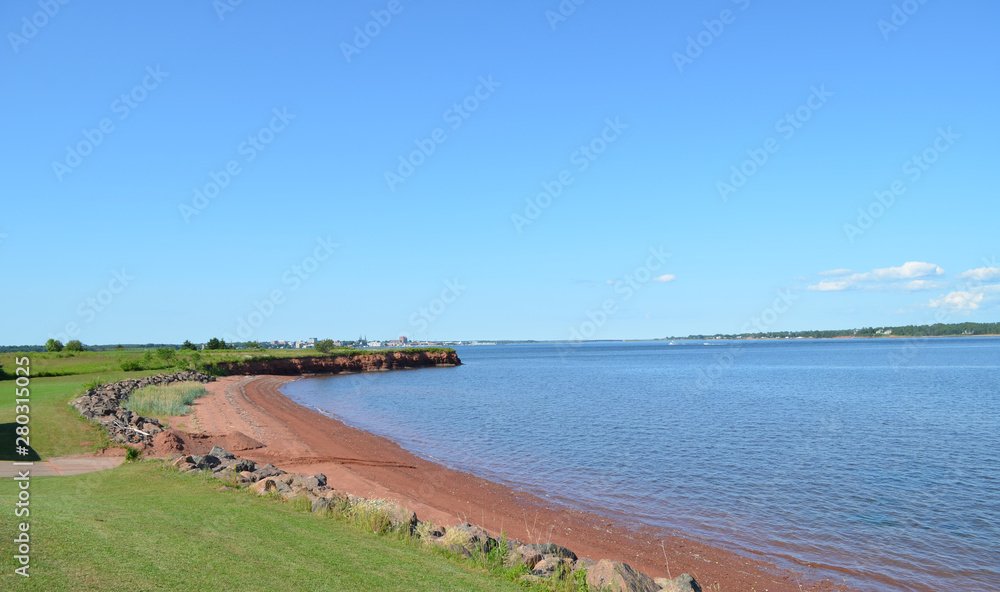 Summer on Prince Edward Island: View of Charlottetown Harbour and Hillsborough (East) River from Rocky Point Summer on Prince Edward Island: View of Charlottetown Harbour and Hillsborough (East) River from Rocky Point