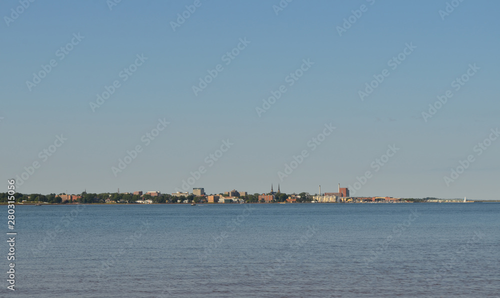 Summer on Prince Edward Island: Charlottetown Seen From Across the Harbour