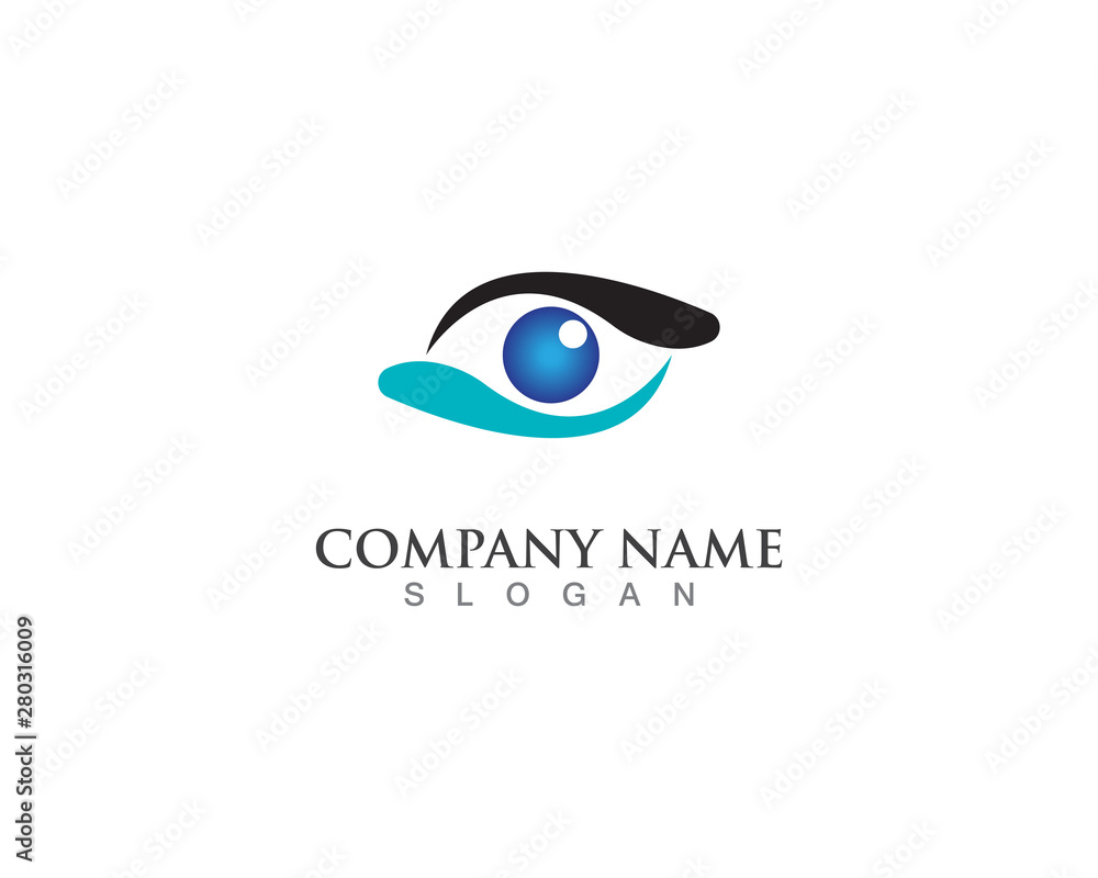 Eye care logo symbol template vector icons app Eye care logo symbol template vector icons app