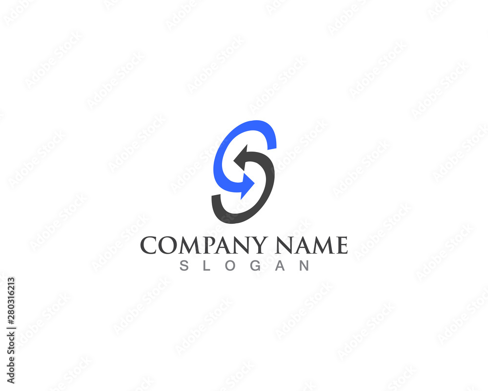 Business corporate letter S logo design vector Business corporate letter S logo design vector