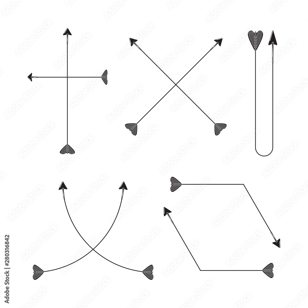 arrows and bows element set arrows and bows element set