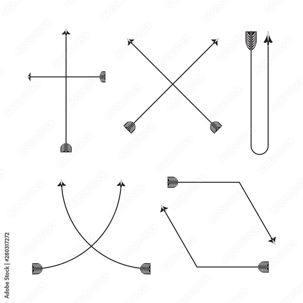 arrows and bows element set arrows and bows element set