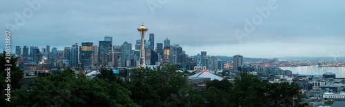 Seattle Skyline Clouds Washington