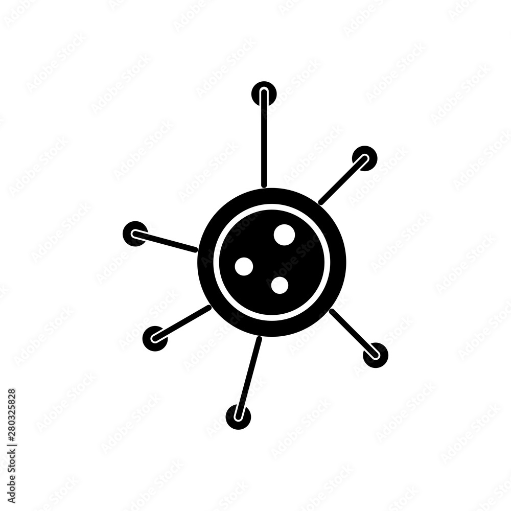 Fototapeta premium Virus icon for your project