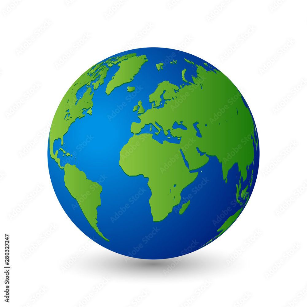 globe isolated on white background globe isolated on white background