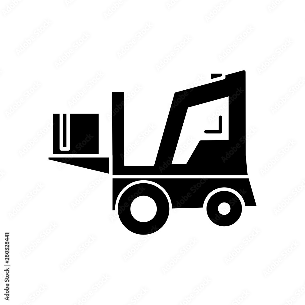 Naklejka premium Lifter icon for your project