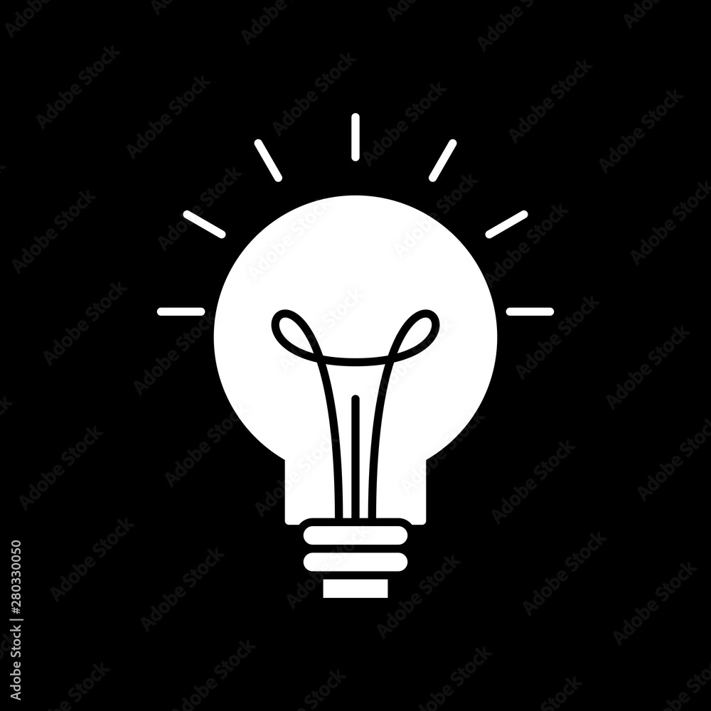 Bulb icon for your project Bulb icon for your project