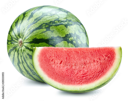 Watermelon isolated Clipping Path
