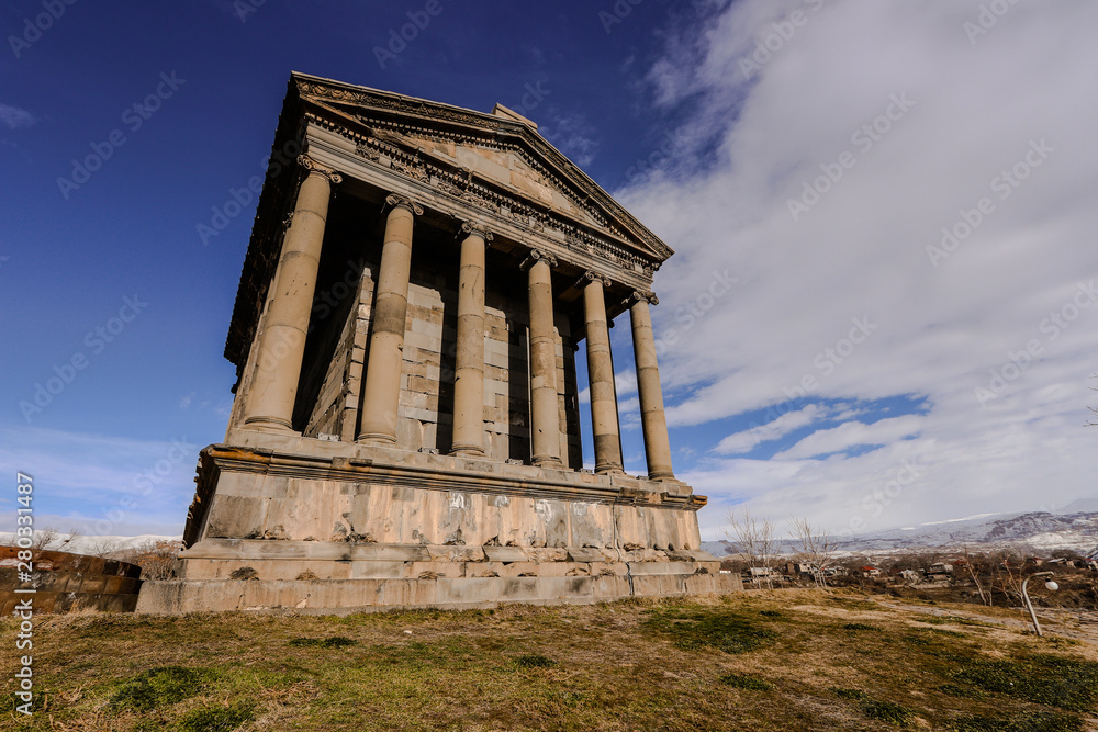 the Temple of Garni in Armenia 