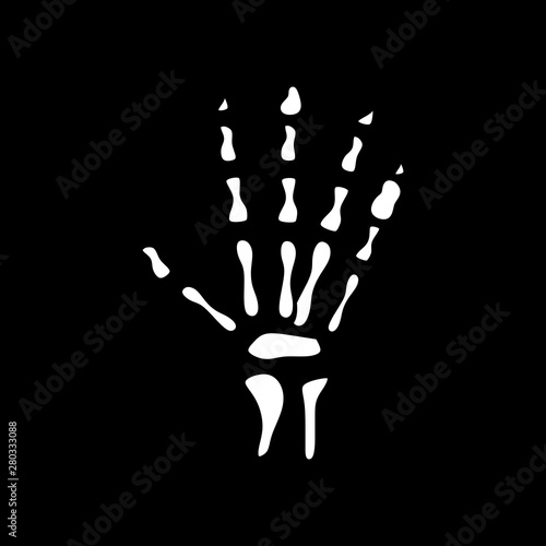 Hand x-ray icon for your project