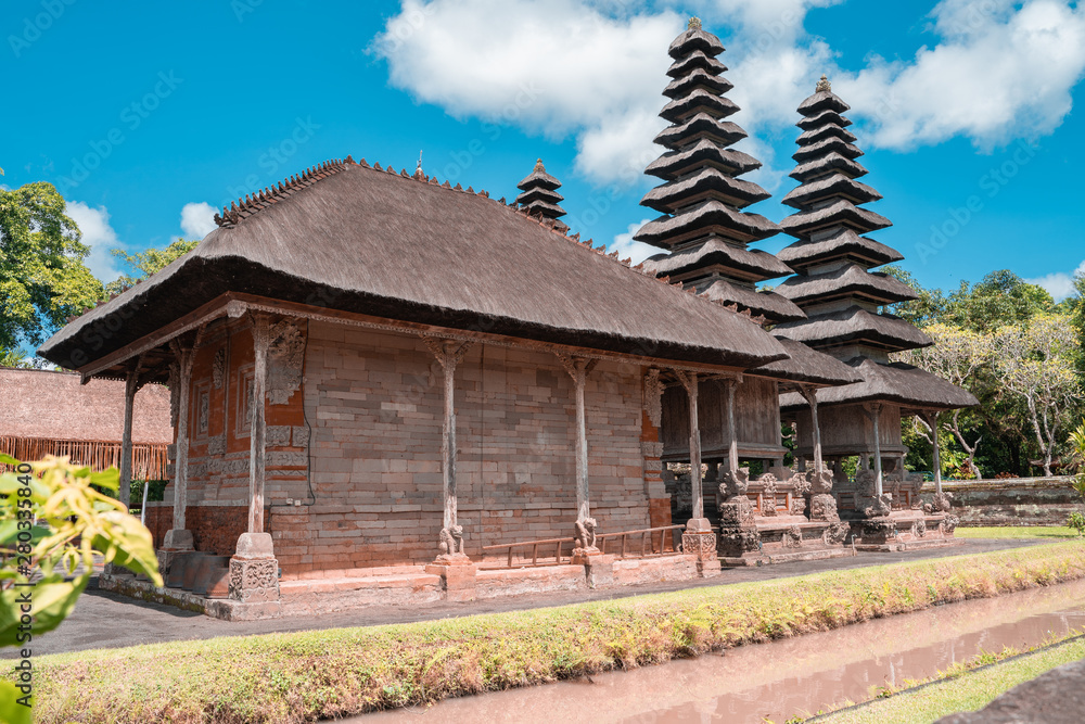 Royal temple of Pura Taman Ayun, beautiful Landscape Temple in Bali.