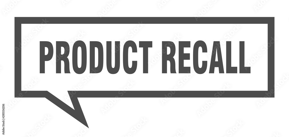 product recall sign. product recall square speech bubble. product recall product recall sign. product recall square speech bubble. product recall