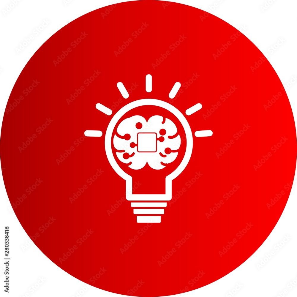 Creative mind icon for your project Creative mind icon for your project