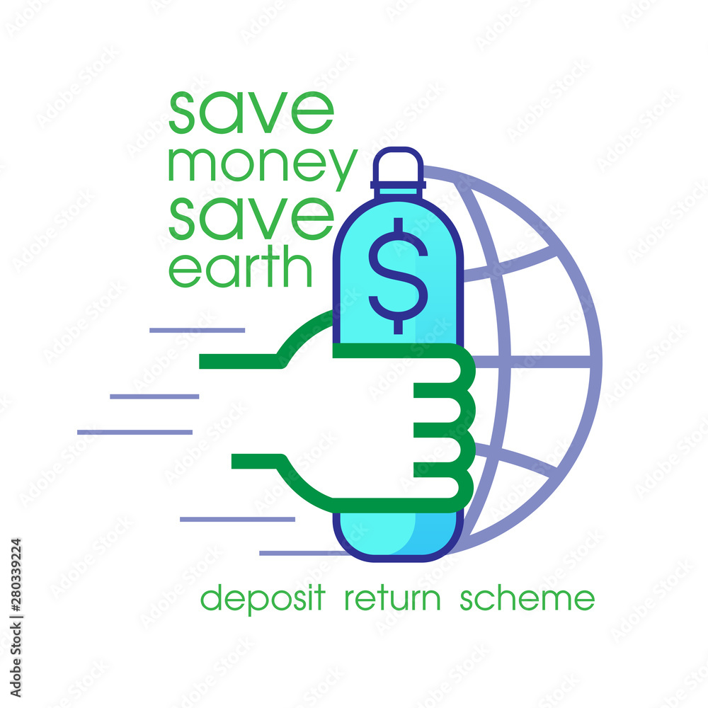 Returning singleuse plastic bottle to be recycled can save both money